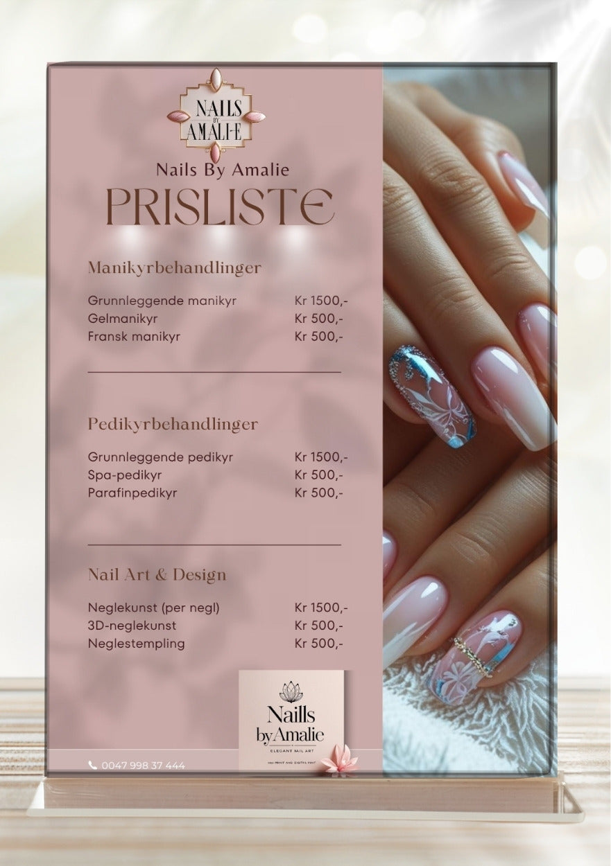 Prisliste fotograf 3 bilder – profesjonell prisliste for fotografer