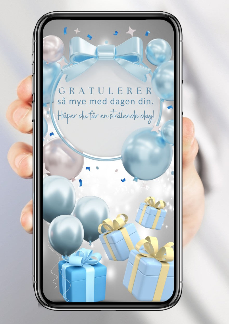 Gratulasjonskort på SMS – elegant digital hilsen