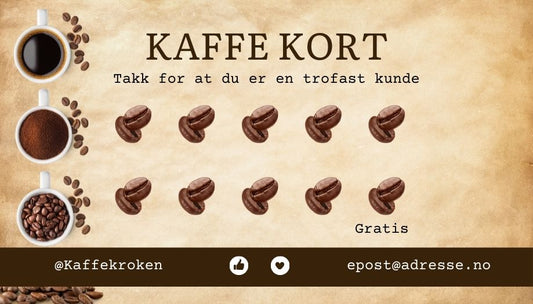 Digitale rabattkort klar til personalisering og utskrift