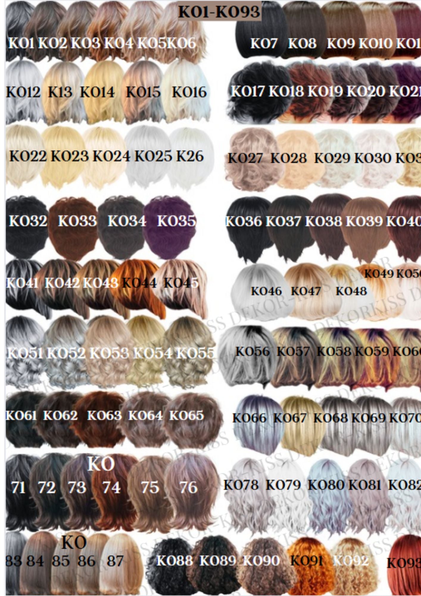 Til bruden fra forlover velg ut egen frisyre