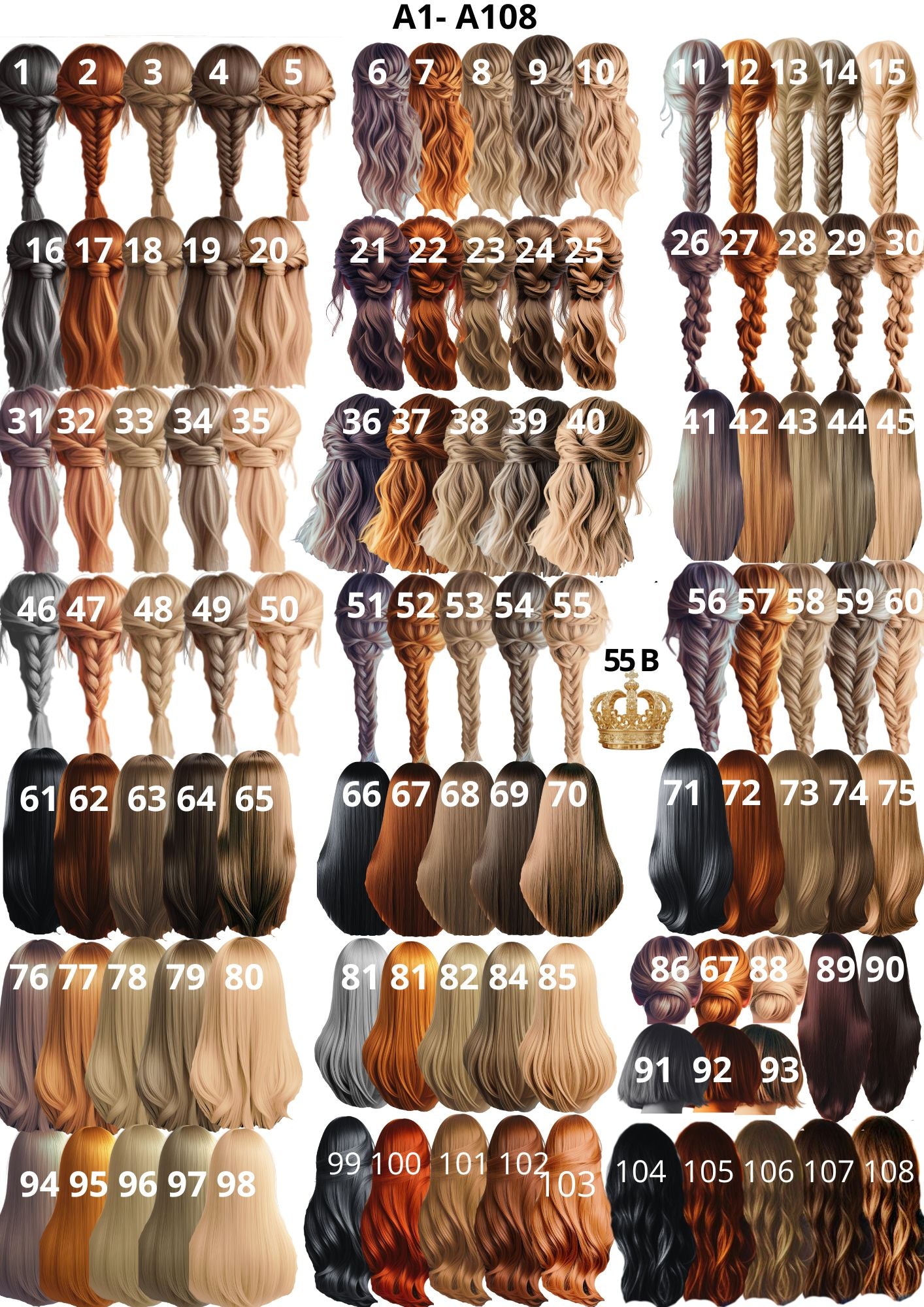 Personlige bursdagskort – elegant design med eget hår