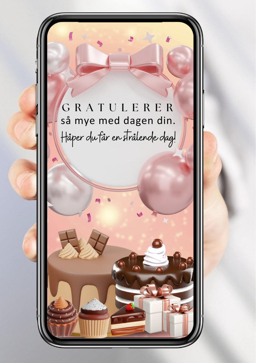 Gratulasjonskort på SMS – moderne bursdagshilsen