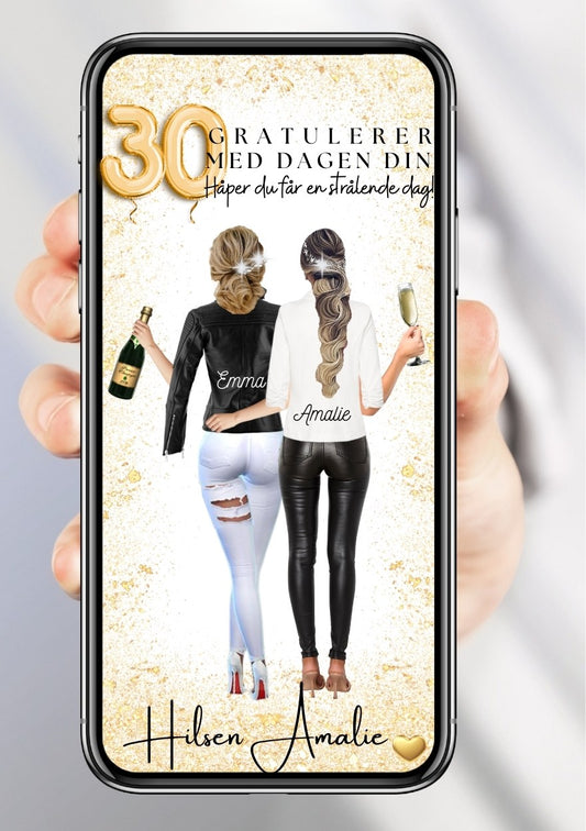 Personlige bursdagskort – tilpasset design med bilde