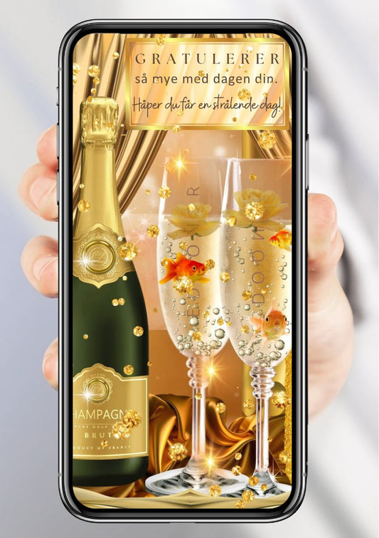 Gratulasjonskort på SMS – festlig digital hilsen