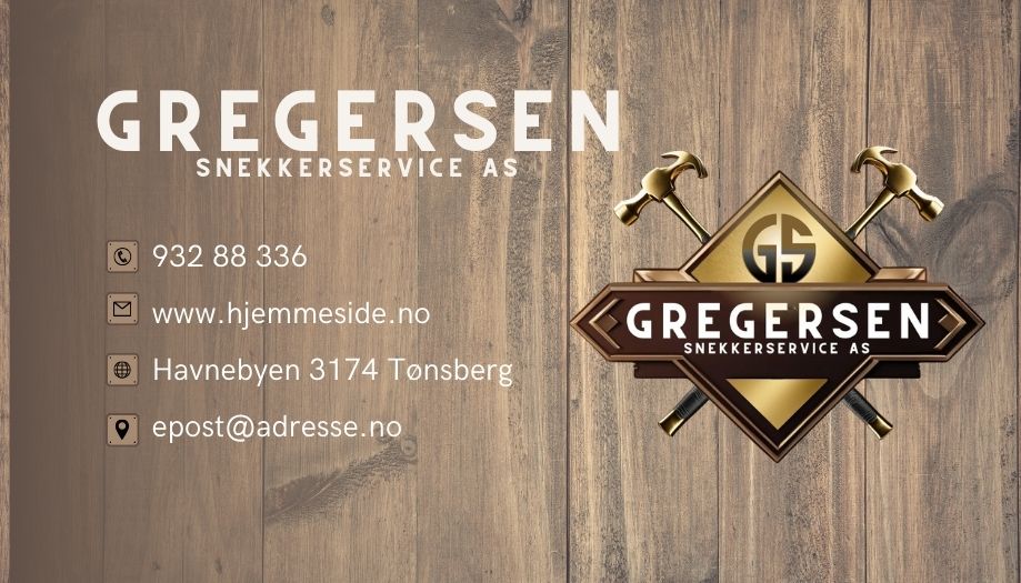 Visittkort elegant beige design – sofistikert og nøytral