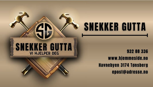 Visittkort luksus gull design – eksklusivt og premium