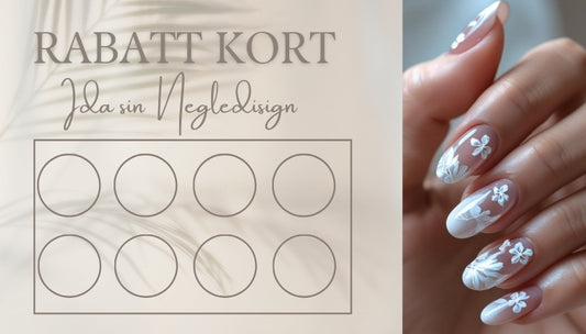 Rabattkort med personlig design fra KISS DEKOR