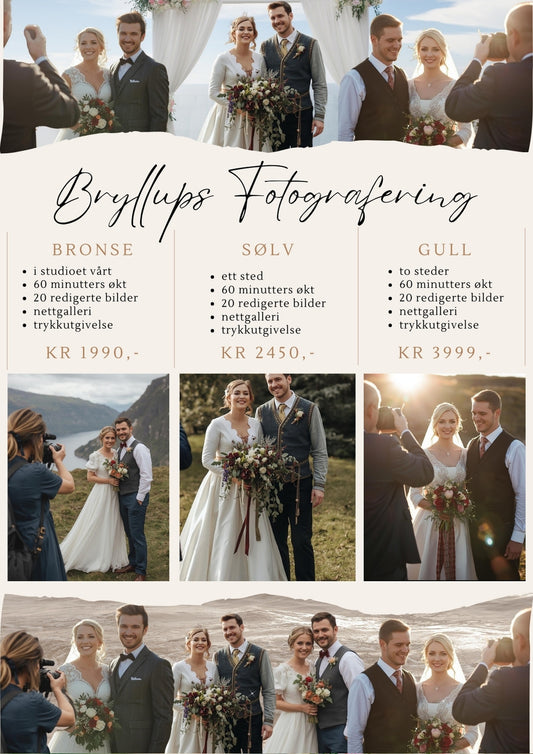 Prisliste fotograf – profesjonell prisliste for fotografer
