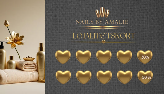 Rabattkort med personlig design fra KISS DEKOR