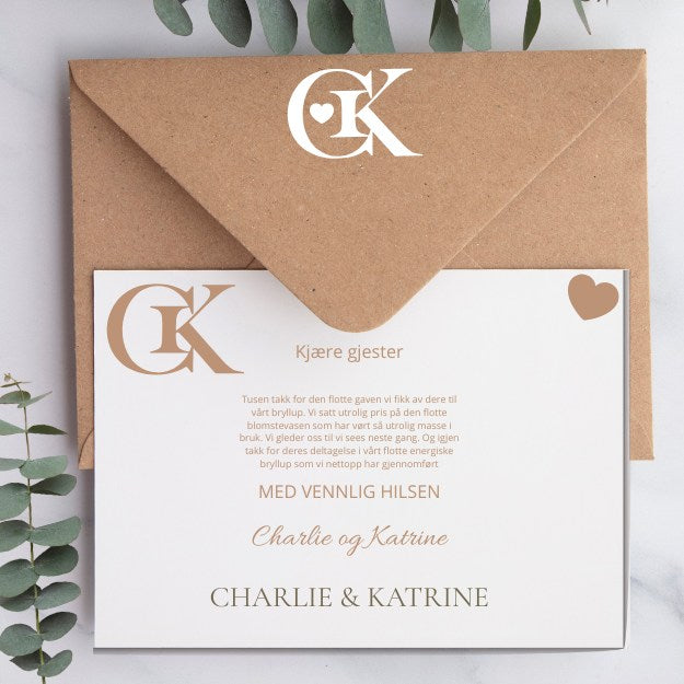 Monogram produksjon vi lager monogrammer - for din bedrift - KISS DEKOR