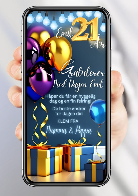 Gratulasjonskort på SMS – moderne bursdagshilsen