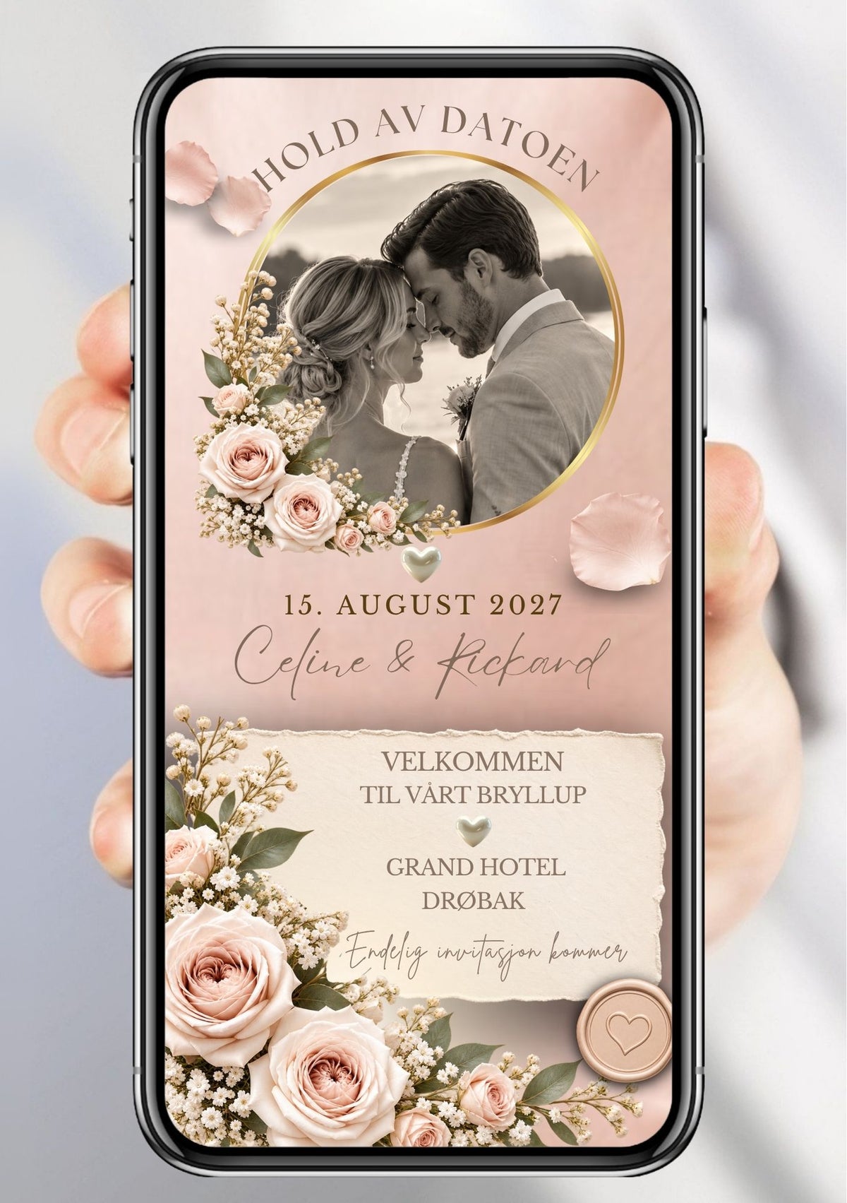 SAVE THE DATE – ROSE SEAL