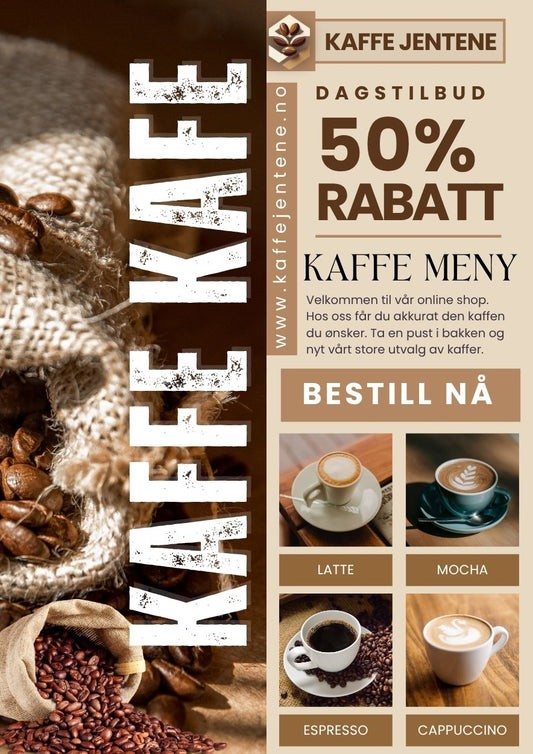 Prisliste 2 sider – profesjonell meny for bedrifter