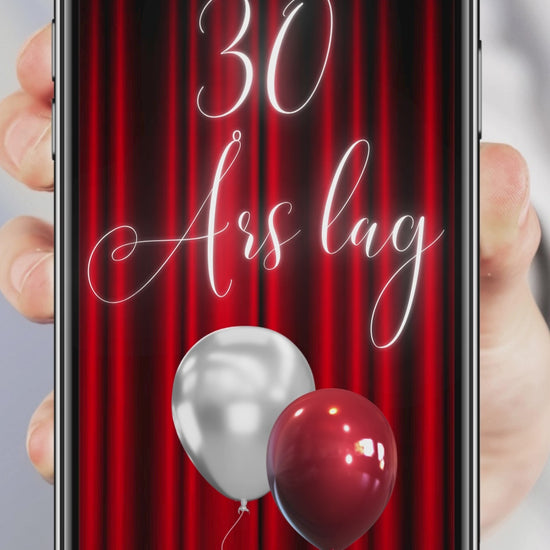 Video 30 årslag Bursdag Rød (0:30)