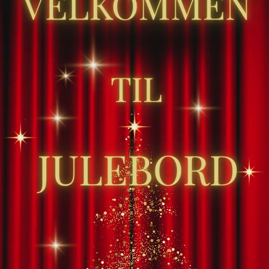 Julebordsinvitasjon 10-sider - Rød (0:50) 